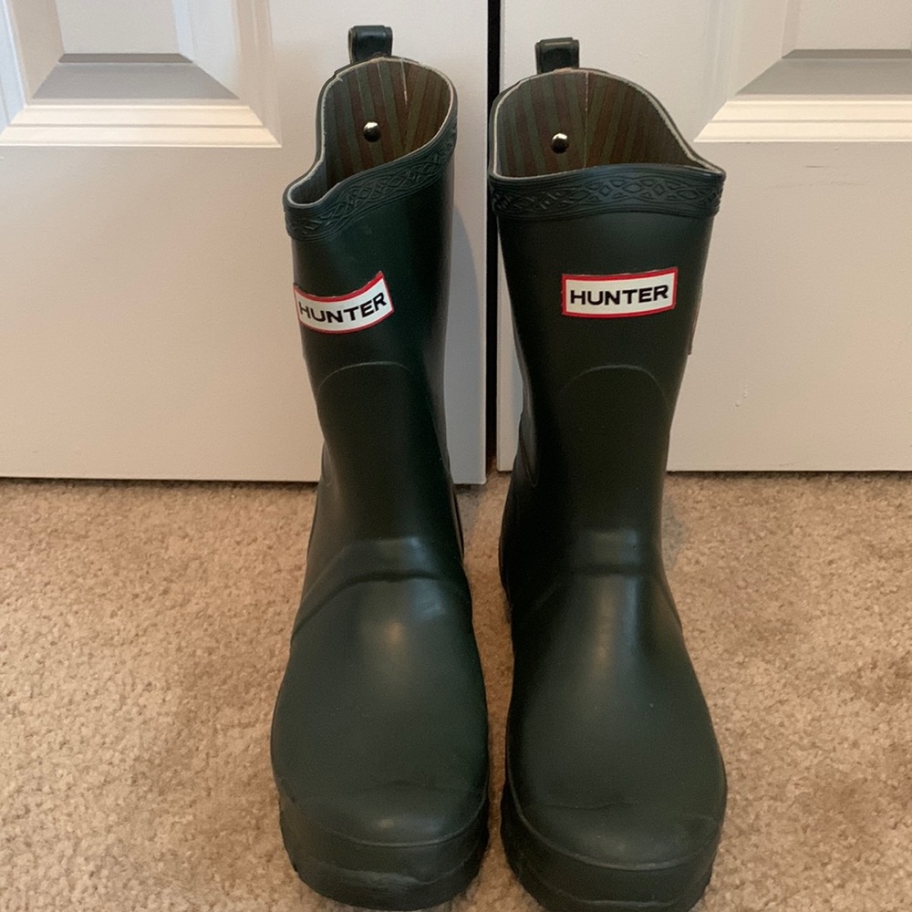Hunter Boots - Festival Short in dark olive